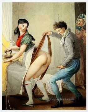 NO MEMORY Georg Emanuel Opiz caricature Sexual Oil Paintings